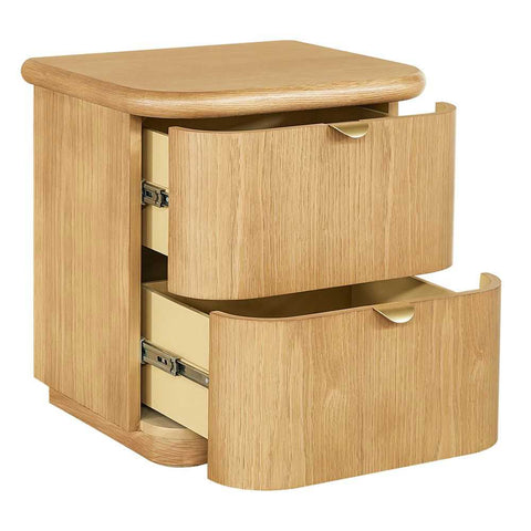 Lina Bedside Table - Natural Oak