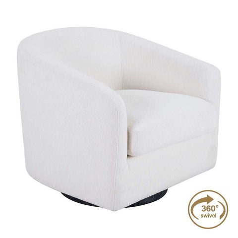 Bellevue Swivel Arm Chair - Ecru