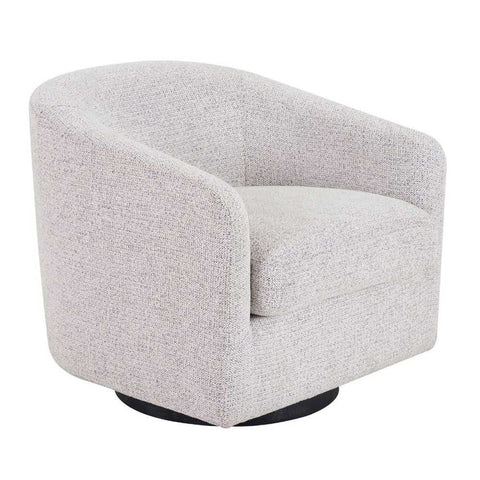 Bellevue Swivel Arm Chair - Salt &amp; Pepper
