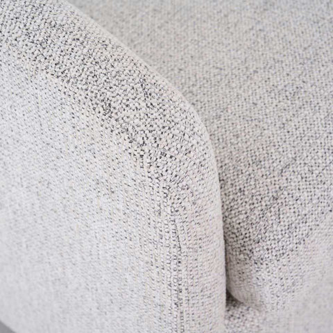 Bellevue Swivel Arm Chair - Salt &amp; Pepper