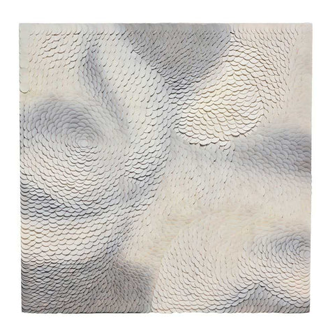 Flux 80x80cm Leather Wall Art