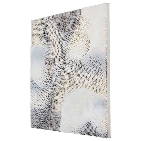 Flux 80x80cm Leather Wall Art
