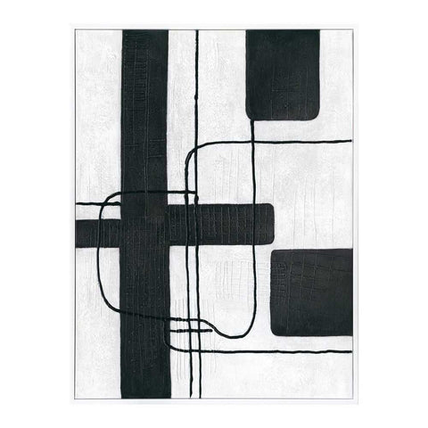 Dark Geometry Series II  90x120cm Canvas Painting