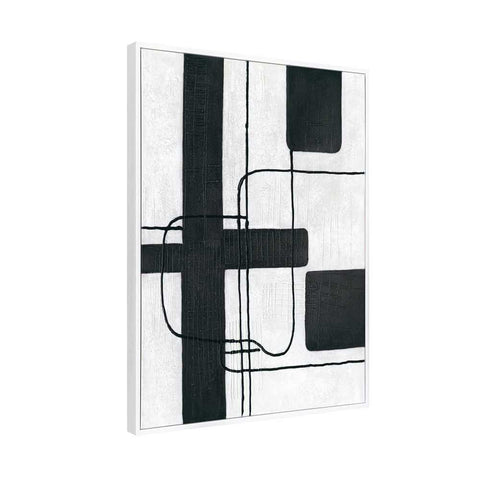 Dark Geometry Series II  90x120cm Canvas Painting