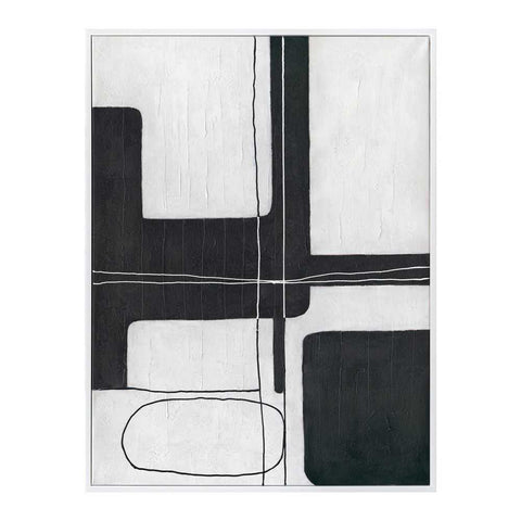 Dark Geometry Series I  90x120cm Canvas Painting