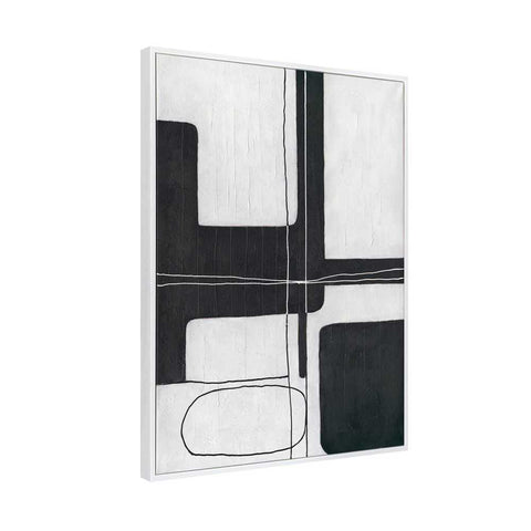 Dark Geometry Series I  90x120cm Canvas Painting