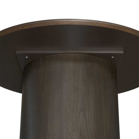 Eli Round Dining Table - 1.5m Smoked Oak
