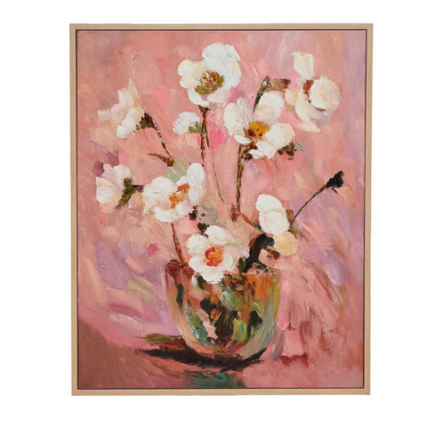 Faded Flora 80x100cm Canvas Painting