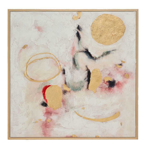 Golden Moon 100x100cm Canvas Painting