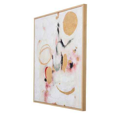 Golden Moon 100x100cm Canvas Painting