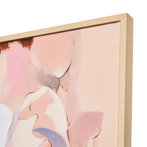 Wild Blush Series I  100x100cm Canvas Painting
