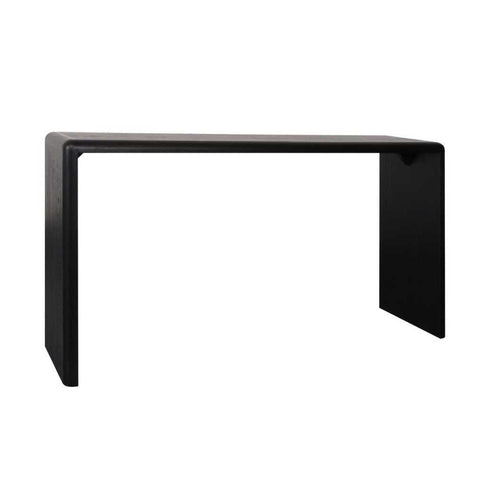 Radcliff 140cm Oak Console Table - Black