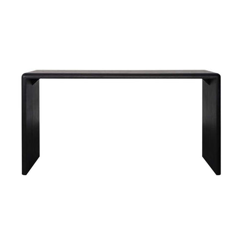 Radcliff 140cm Oak Console Table - Black