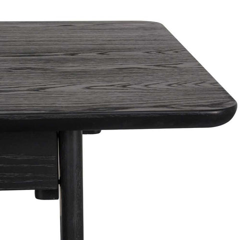 Harrington Oak Desk - Black
