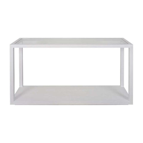 Sadie 140cm Oak Console Table - White