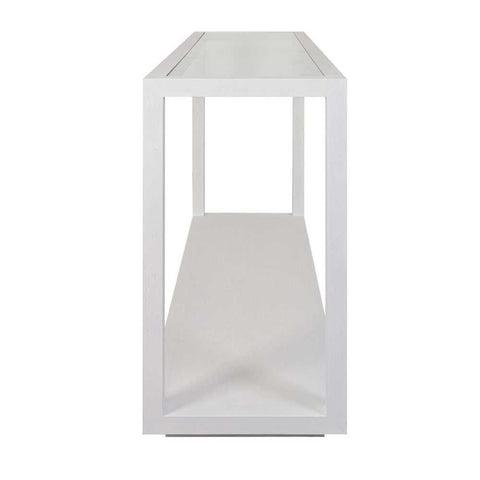 Sadie 140cm Oak Console Table - White