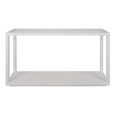 Sadie 140cm Oak Console Table - White