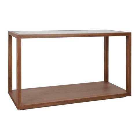 Sadie 140cm Oak Console Table - Walnut