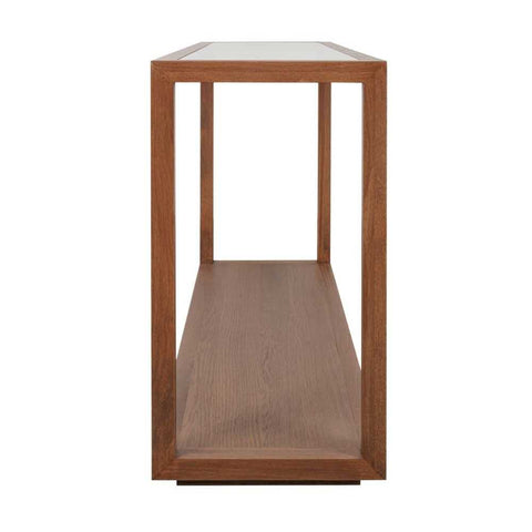 Sadie 140cm Oak Console Table - Walnut