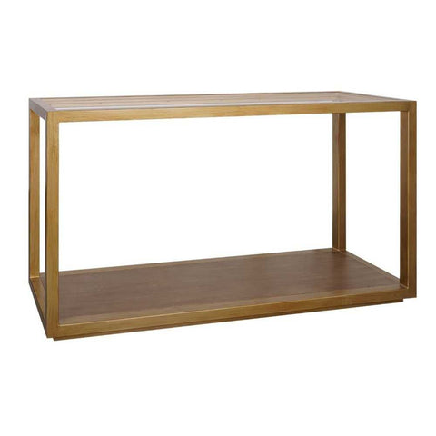 Sadie 140cm Console Table - Antique Gold