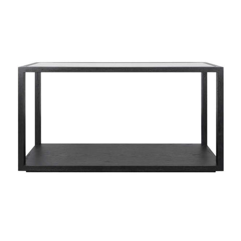 Sadie 140cm Oak Console Table - Black