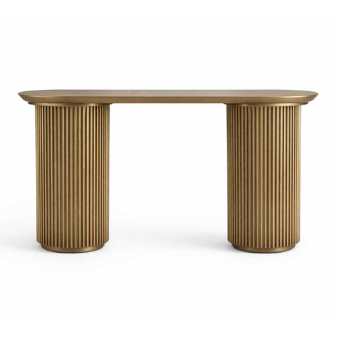 Nomad 120cm Console Table -  Gold