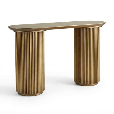 Nomad 120cm Console Table -  Gold