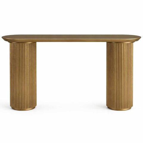 Nomad 160cm Console Table -  Gold