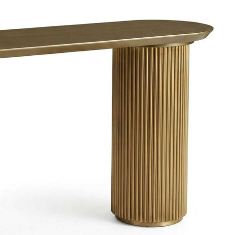 Nomad 160cm Console Table -  Gold