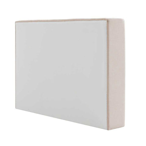 Central Park 164x120cm Queen Bedhead - Fawn Linen