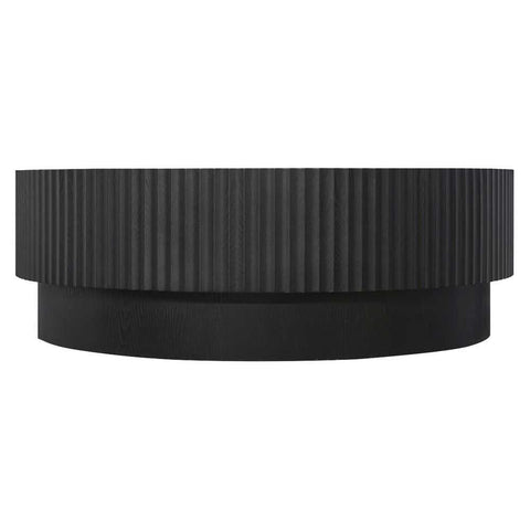 Avery Round Coffee Table - Black
