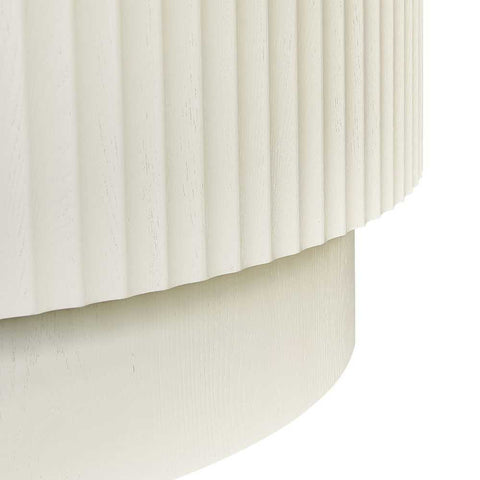 Avery Round Coffee Table - Ivory