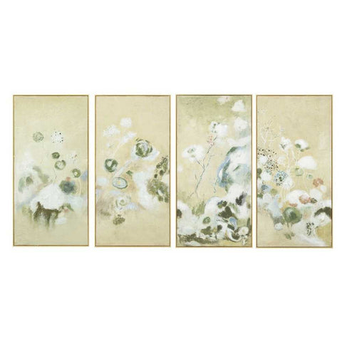 Trailing Garden Set of Four Canvas Paintings