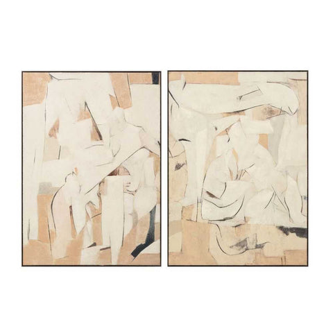 Tether Set of Two Canvas Paintings
