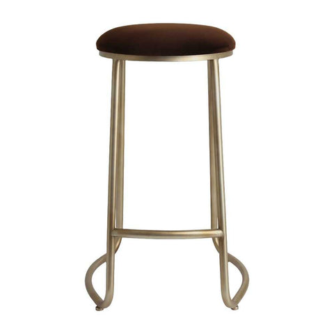 Annie Bar Stool - Dark Chocolate Velvet