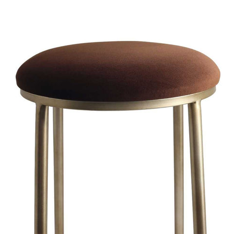Annie Bar Stool - Dark Chocolate Velvet