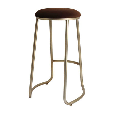 Annie Bar Stool - Dark Chocolate Velvet