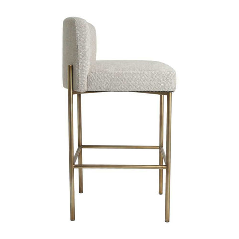 Leon Kitchen Stool - Speckle Ecru