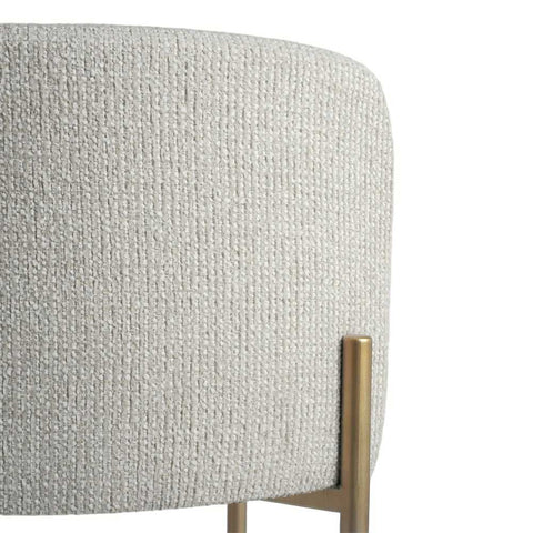 Leon Kitchen Stool - Speckle Ecru