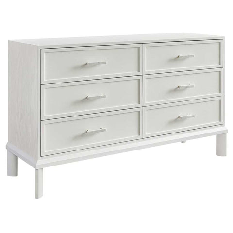Jill 6 Drawer Chest - White