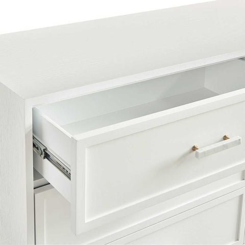 Jill 6 Drawer Chest - White