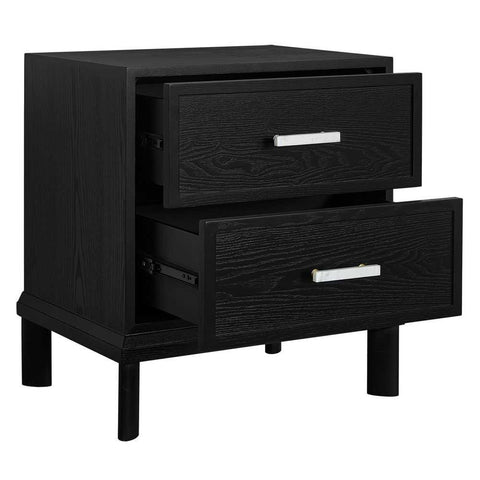 Jill Bedside Table - Black