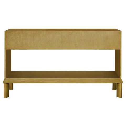 Jill 140cm Console Table - Antique Gold