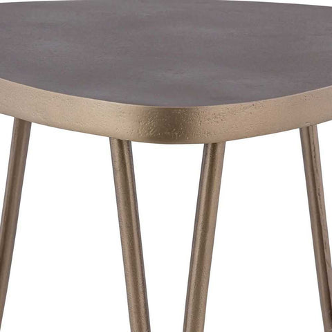 Leila Side Table - Antique Brass