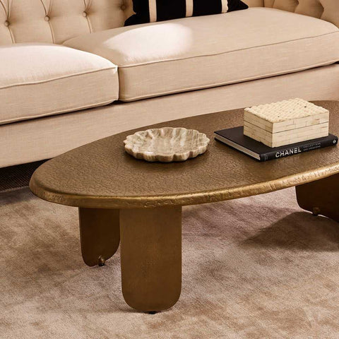 Silas Coffee Table - Antique Gold