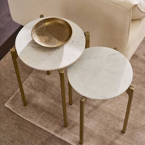 Thea Marble Nesting Side Tables
