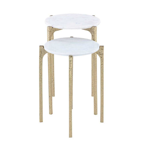 Thea Marble Nesting Side Tables