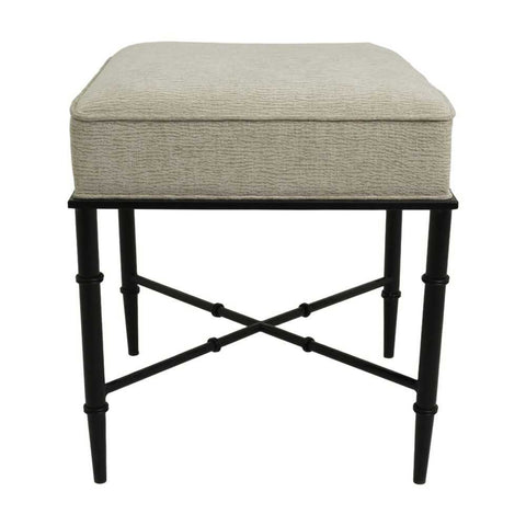 Hacienda Black Iron Stool - Wheat - OUTLET NSW