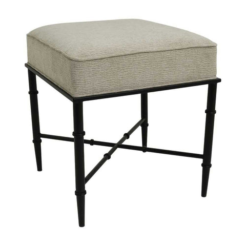 Hacienda Black Iron Stool - Wheat - OUTLET NSW
