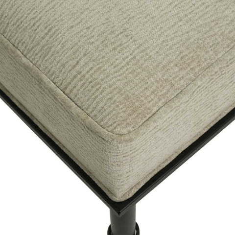Hacienda Black Iron Stool - Wheat - OUTLET NSW